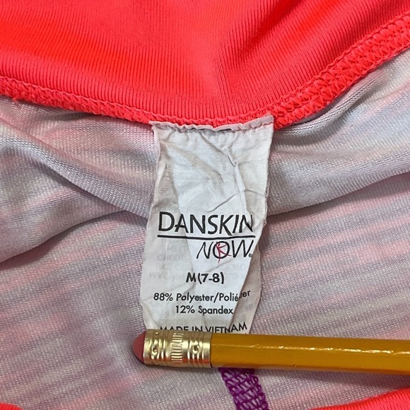 Danskin Now Active Skort Girls M 7-8 Athletic Stretch Sporty Core Tennis Fitness - Picture 7 of 11